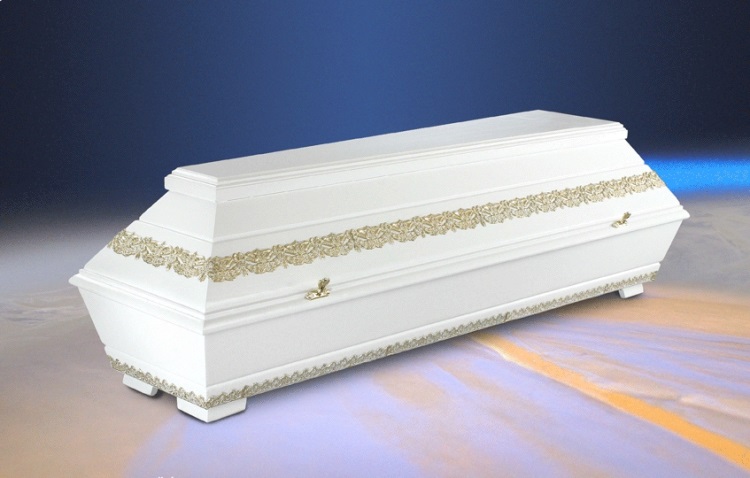 Children's coffin T2 white