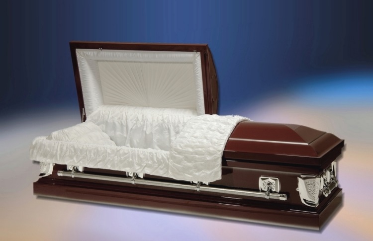 Luxury metal coffin (steel, zinc)