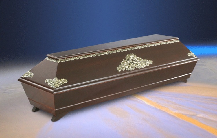 Ceremonial coffin S6 brown