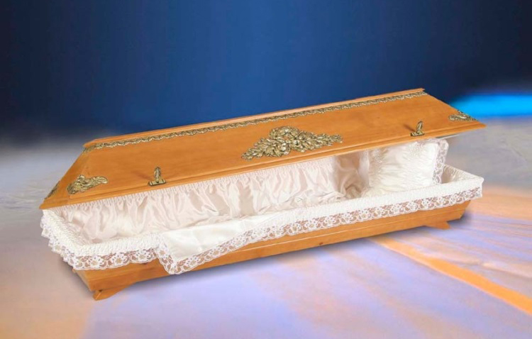 Ceremonial coffin S6 ocher + gear